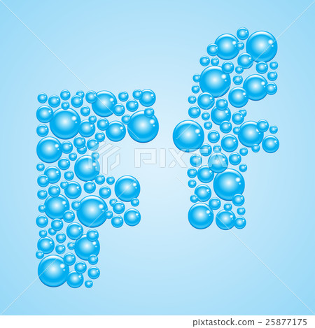 Bubbles in blue. Alphabet of bubbles. Eps 10. Bubbles in blue. Alphabet of bubbles. Eps 10. 25877175