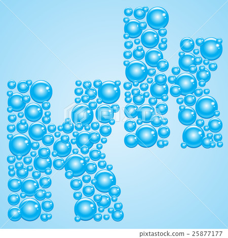 Bubbles in blue. Alphabet of bubbles. Eps 10. Bubbles in blue. Alphabet of bubbles. Eps 10. 25877177