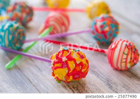 Colorful round sweets. Colorful round sweets. 25877490