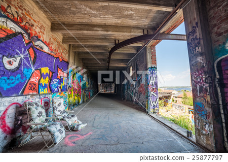 Old abandoned factory hall Old abandoned factory hall 25877797