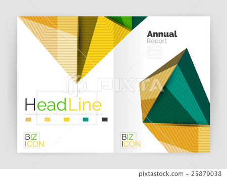 Low poly triangle business background 25879038