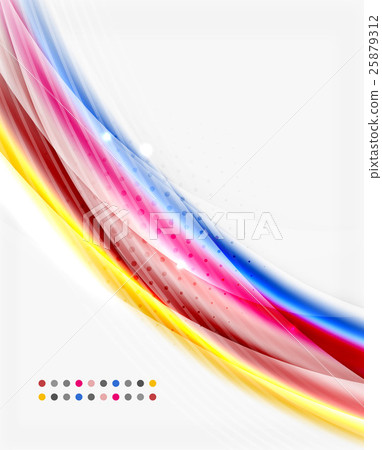 Glossy translucent wave vector template 25879312