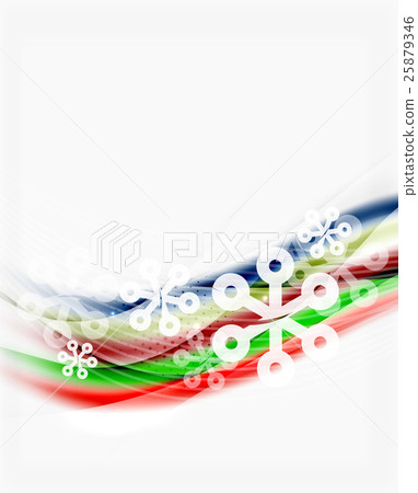 Christmas wave abstract background Christmas wave abstract background 25879346