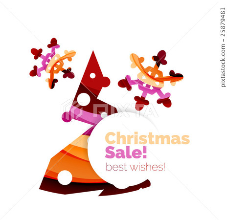 Christmas colorful geometric abstract background Christmas colorful geometric abstract background 25879481