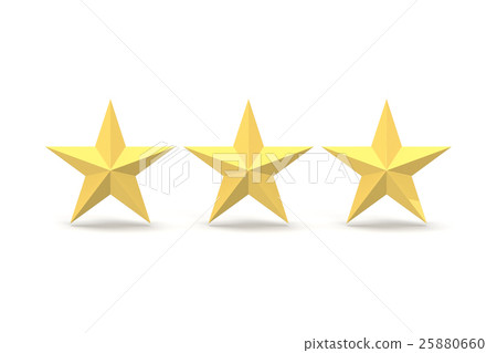 Three stars, gold 25880660