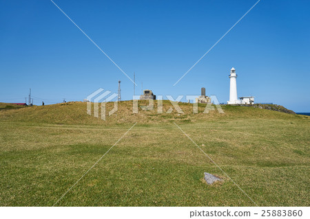 Bottomazaki lighthouse and blue sky Bottomazaki lighthouse and blue sky 25883860