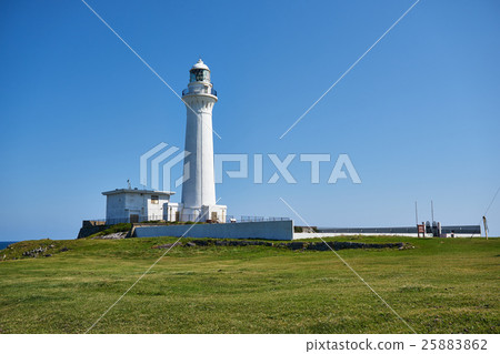 Bottomazaki lighthouse and blue sky Bottomazaki lighthouse and blue sky 25883862