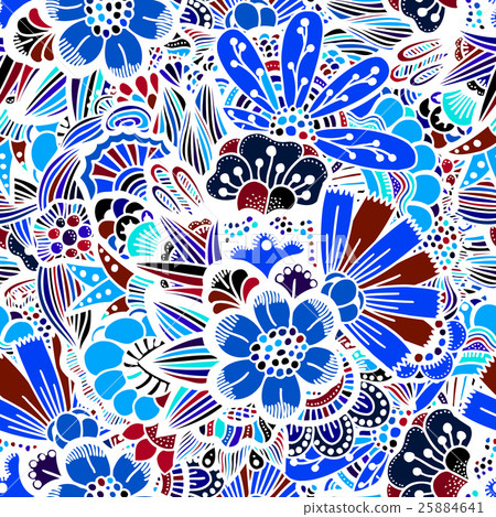 Flowers seamless pattern Flowers seamless pattern 25884641