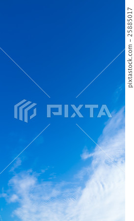 Sky and clouds in the morning of October (Blue more vertical with retouching) 25885017