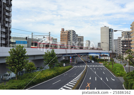 京都火車在大鳥河和大森海岸站之間運行 25886162