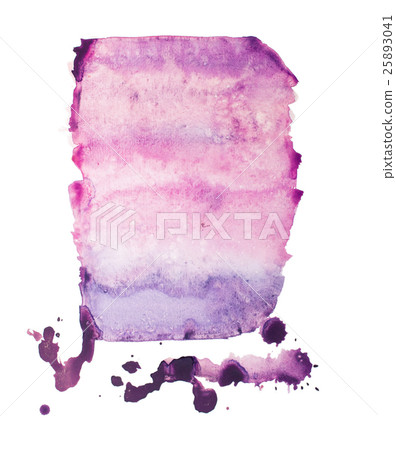 Watercolor aquarelle hand drawn color shape art Watercolor aquarelle hand drawn color shape art 25893041
