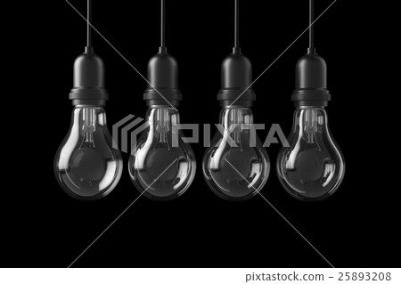 Lamp light bulbs. 3D illustration 25893208