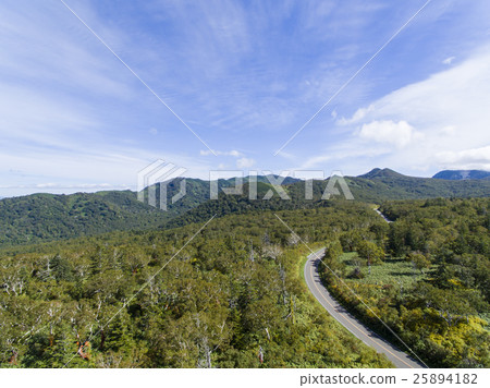 二世古全景線航拍照片 25894182