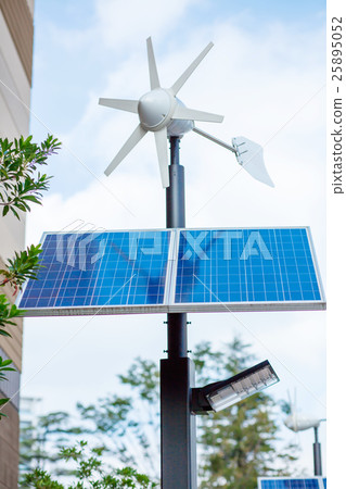 太陽能電池板·風力發電 25895052