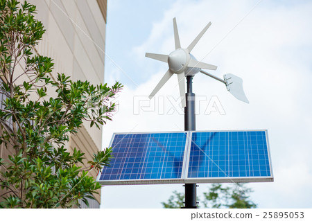 太陽能電池板·風力發電 太陽能電池板·風力發電 25895053