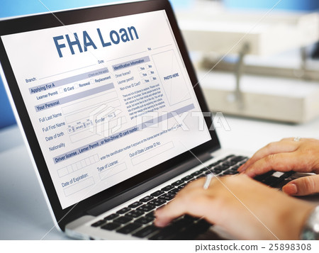 FHA Loan Federal Housing Administration Lending Concept FHA Loan Federal Housing Administration Lending Concept 25898308
