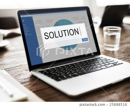 Solution Analytics Strategy Business Concept 25898518