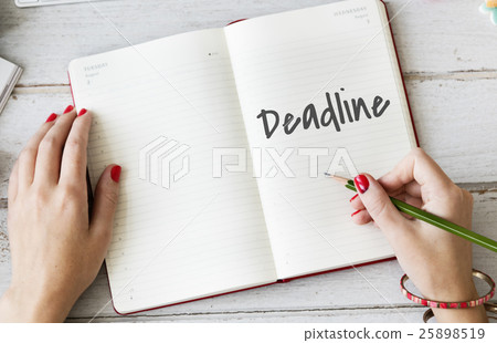 Deadline Events Planner Organizer Concept Deadline Events Planner Organizer Concept 25898519