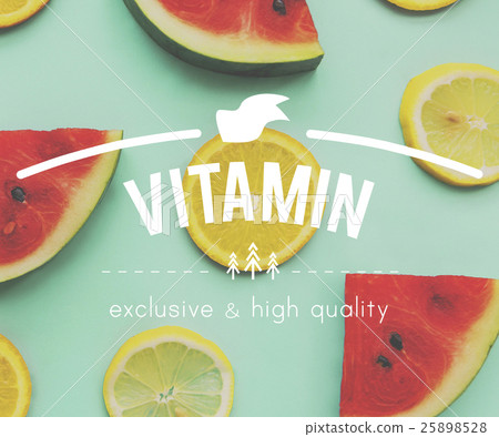 Food Nutrition Fit Graphic Healthy Watermelon Orange Words Concept Food Nutrition Fit Graphic Healthy Watermelon Orange Words Concept 25898528