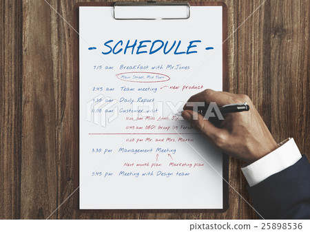 Schedule Planning Time Activity Concept Schedule Planning Time Activity Concept 25898536