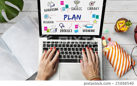 Plan Business Goal Investment Diagram Concept 25898540
