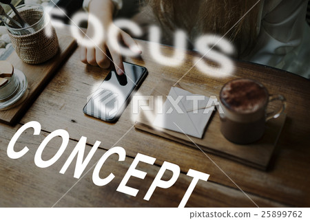 Focus On Aim Concentrate Target Determine Concept Focus On Aim Concentrate Target Determine Concept 25899762
