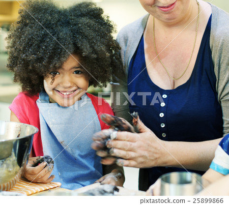 Family Cooking Kitchen Food Togetherness Concept 25899866