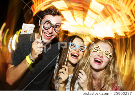 Amusement Leisure Funny Happiness Enjoyment Concept 25900257