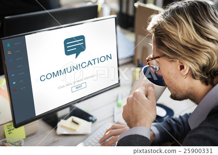 Webpage Online Communication Speech Concept 25900331