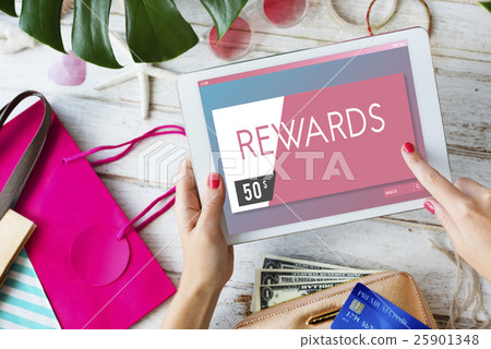 Gift Card Voucher Coupon Graphic Concept 25901348