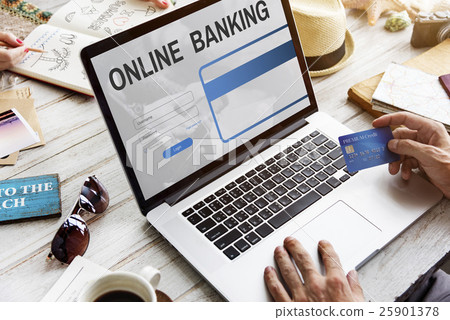 Online Banking Commercial Internet Finance Concept 25901378