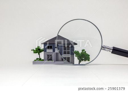 Housing and Magnifying Glass (Home Inspection) Housing and Magnifying Glass (Home Inspection) 25901379