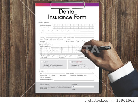 Dental Insurance Health Form Concept 25901662