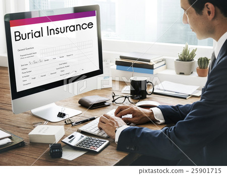 Burial Insurance Form Policy Concept 25901715