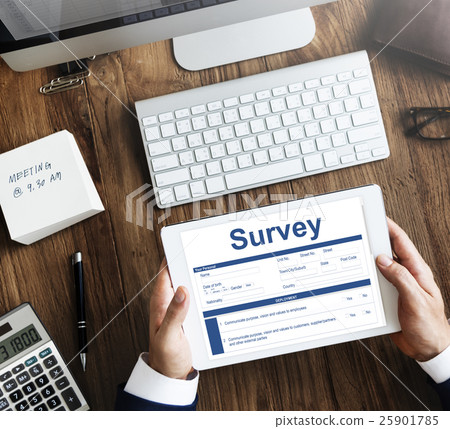 Survey Form Research Marketing Mark Concept Survey Form Research Marketing Mark Concept 25901785