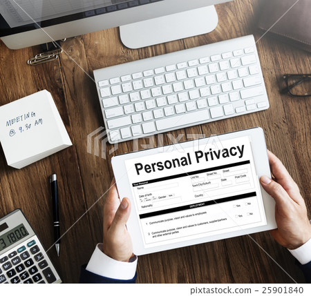 Personal Privacy Information Data Application Form Concept Personal Privacy Information Data Application Form Concept 25901840