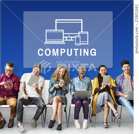 Computing Digital Design Innovation Concept Computing Digital Design Innovation Concept 25901842