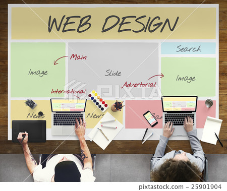 Web Design Website Content Concept Web Design Website Content Concept 25901904