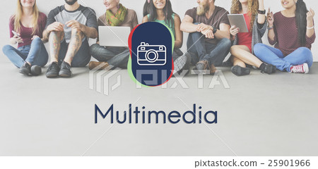 Camera Social Media Digital Graphic Concept Camera Social Media Digital Graphic Concept 25901966