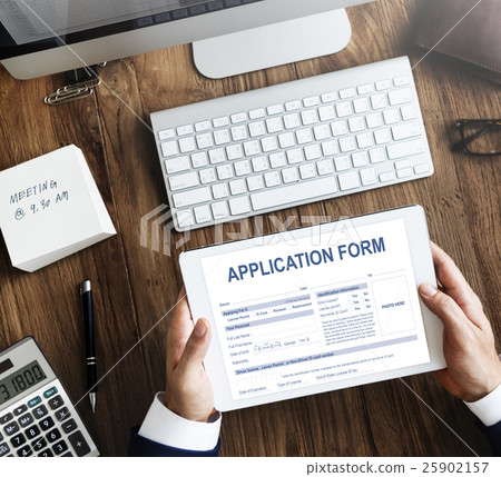 Application Form Information Employment Concept 25902157