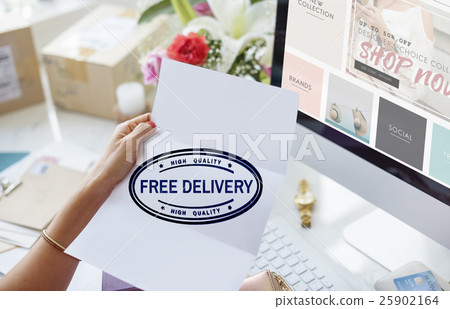 Pending Imported Purchase Business Concept 25902164