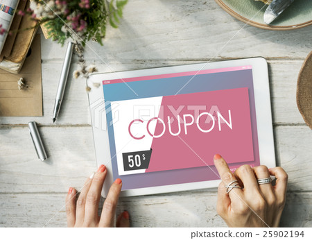 Gift Card Voucher Coupon Graphic Concept 25902194