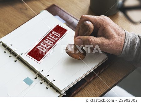 Caution Denied Pending Rejected Secret Warning Concept Caution Denied Pending Rejected Secret Warning Concept 25902302