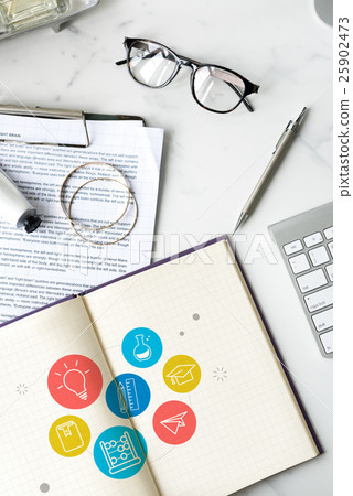 Insight Intelligence Studying Wisdom Graphic Concept Insight Intelligence Studying Wisdom Graphic Concept 25902473