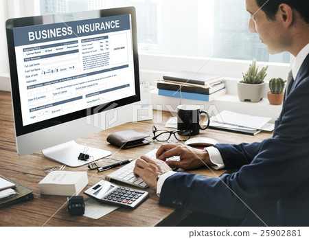 Business Insurance Management Concept Business Insurance Management Concept 25902881