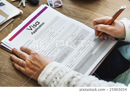 Visa Application Travel Form Concept 25903034