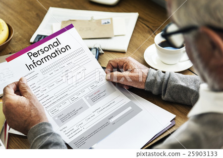 Personal Information Form Identity Concept 25903133