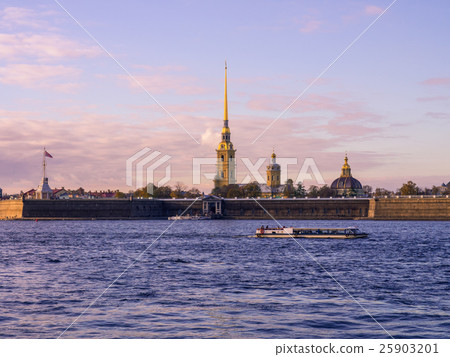 Paul Fortress across the Neva river,St. Petersburg Paul Fortress across the Neva river,St. Petersburg 25903201
