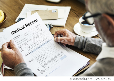Medical Report Record Form History Patient Concept 25903230
