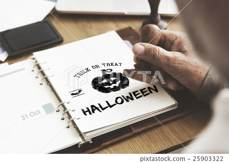 Halloween Bat Pumpkin Lantern Scary Graphic Concept Halloween Bat Pumpkin Lantern Scary Graphic Concept 25903322